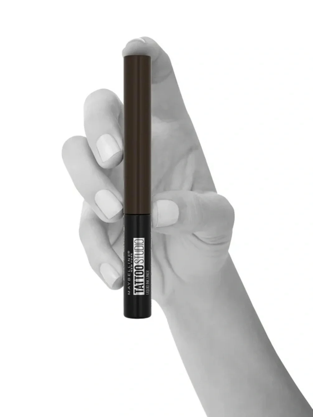 Maybelline Tattoo Studio Liquid Ink Eyeliner - Dark Henna Brown, NEW